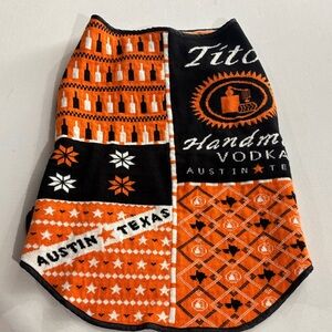 Handmade Vodka Orange Dog Sweater
